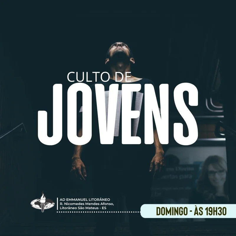 Culto de Jovens – AD Emmanuel | Culto de Jovens | Arte para Igreja Editável no Canva | Feed Culto de Jovens – AD Emmanuel | Culto de Jovens | Arte para Igreja Editável no Canva | Feed
