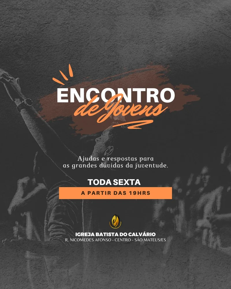 Encontro de Jovens – Toda Terça | Culto de Jovens | Arte para Igreja Editável no Canva | Cartaz Encontro de Jovens – Toda Terça | Culto de Jovens | Arte para Igreja Editável no Canva | Cartaz