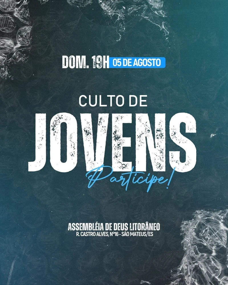 Convite para Juventude – Encontro Jovem | Culto de Jovens | Arte para Igreja Editável no Canva | Cartaz Convite para Juventude – Encontro Jovem | Culto de Jovens | Arte para Igreja Editável no Canva | Cartaz