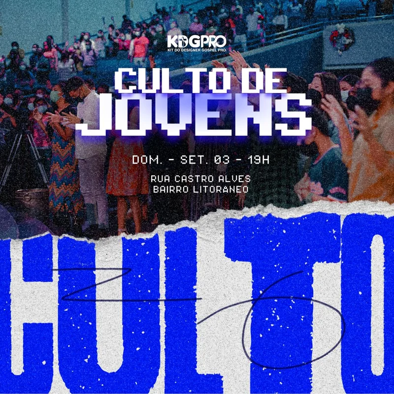 Culto de Domingo – Louvor e Comunhão | Culto de Jovens | Arte para Igreja Editável no Canva | Feed Culto de Domingo – Louvor e Comunhão | Culto de Jovens | Arte para Igreja Editável no Canva | Feed
