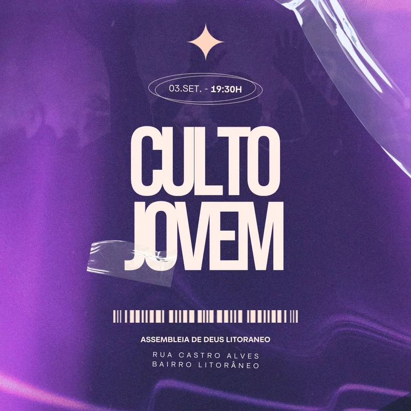 Culto Jovem – Para Juventude da Igreja | Culto de Jovens | Arte para Igreja Editável no Canva | Feed Culto Jovem – Para Juventude da Igreja | Culto de Jovens | Arte para Igreja Editável no Canva | Feed