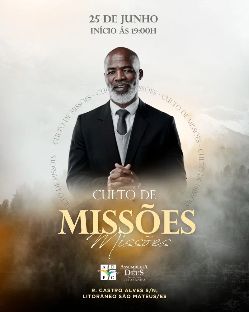 Noite de Celebração Missionária – Expansão do Evangelho | Culto de Missões | Arte para Igreja Editável no Canva | Cartaz Noite de Celebração Missionária – Expansão do Evangelho | Culto de Missões | Arte para Igreja Editável no Canva | Cartaz