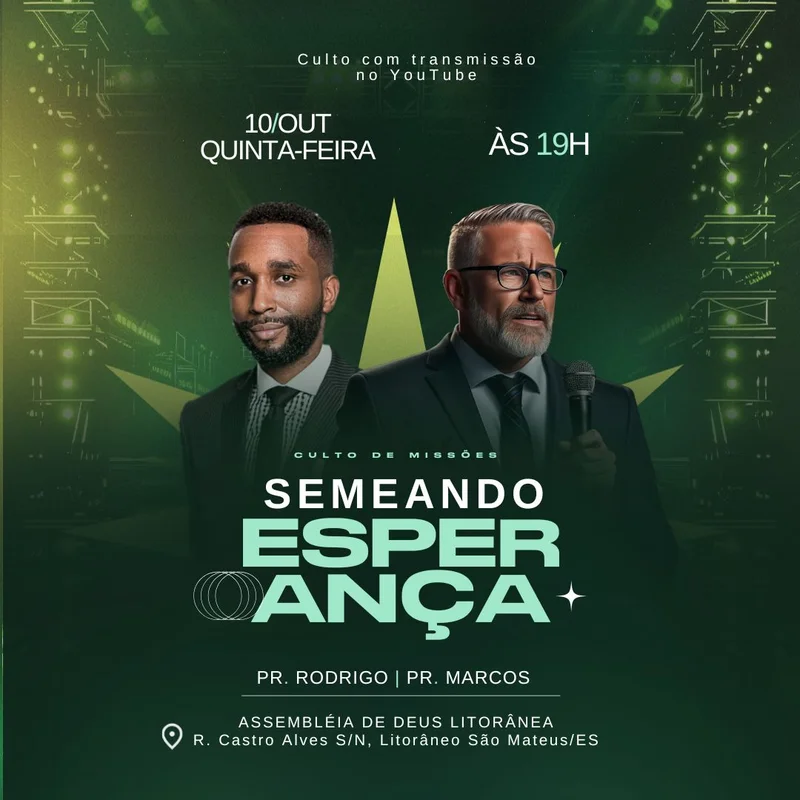 Semeando Esperança | Culto de Missões | Arte para Igreja Editável no Canva | Feed Semeando Esperança | Culto de Missões | Arte para Igreja Editável no Canva | Feed