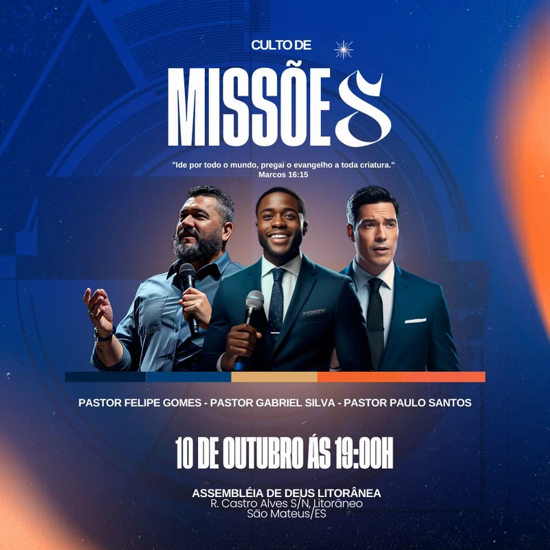 Pregação do Evangelho | Culto de Missões | Arte para Igreja Editável no Canva | Feed Pregação do Evangelho | Culto de Missões | Arte para Igreja Editável no Canva | Feed