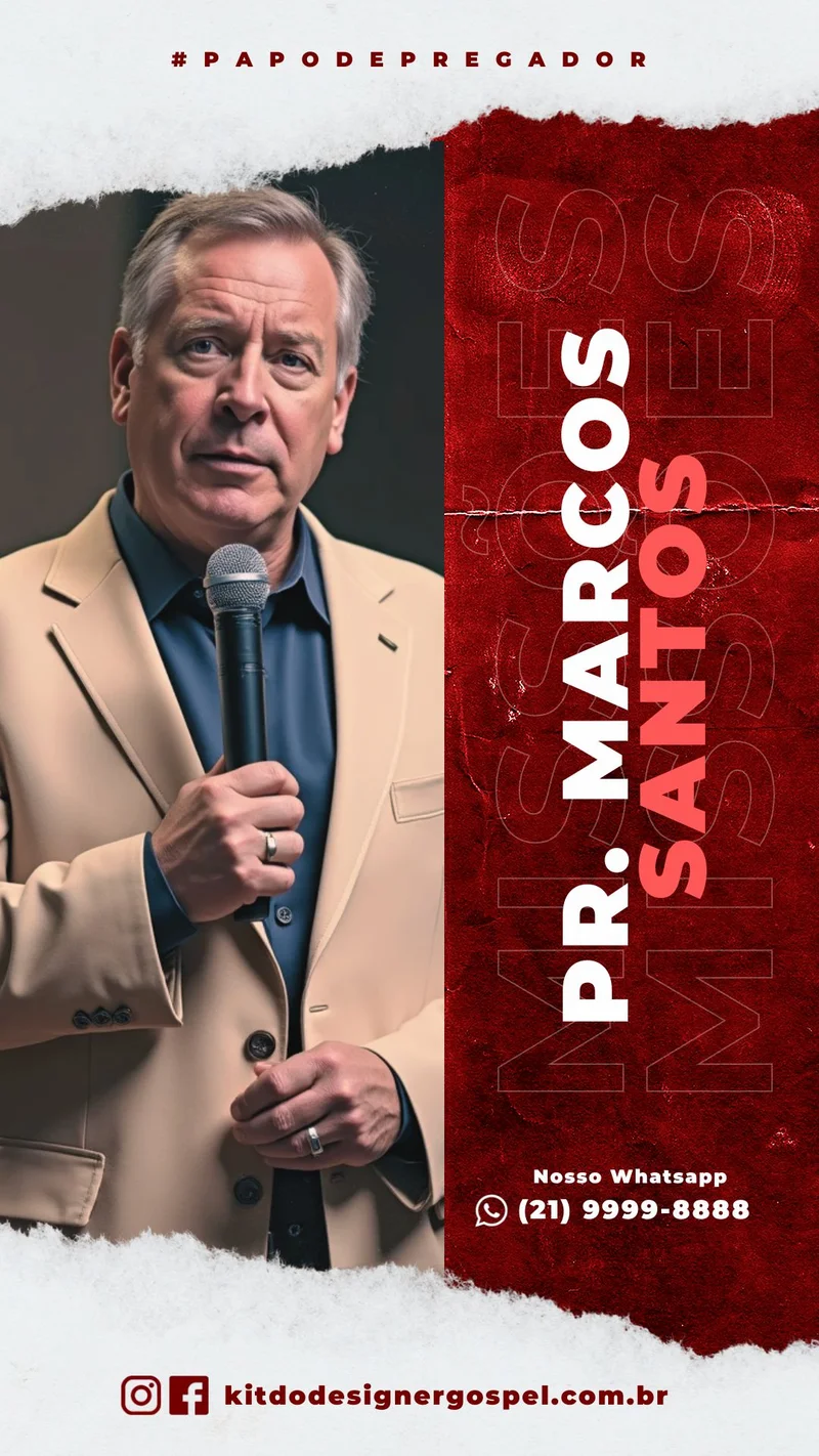 Papo de Pregador | Culto de Missões | Arte para Igreja Editável no Canva | Story Papo de Pregador | Culto de Missões | Arte para Igreja Editável no Canva | Story