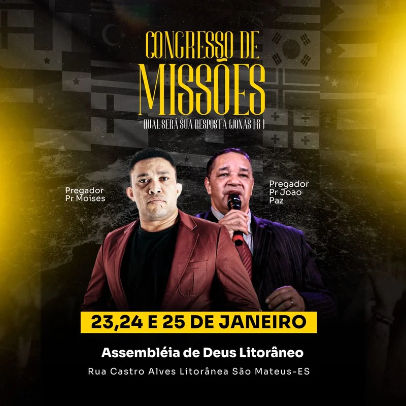 Congresso de Missões | Culto de Missões | Arte para Igreja Editável no Canva | Feed Congresso de Missões | Culto de Missões | Arte para Igreja Editável no Canva | Feed