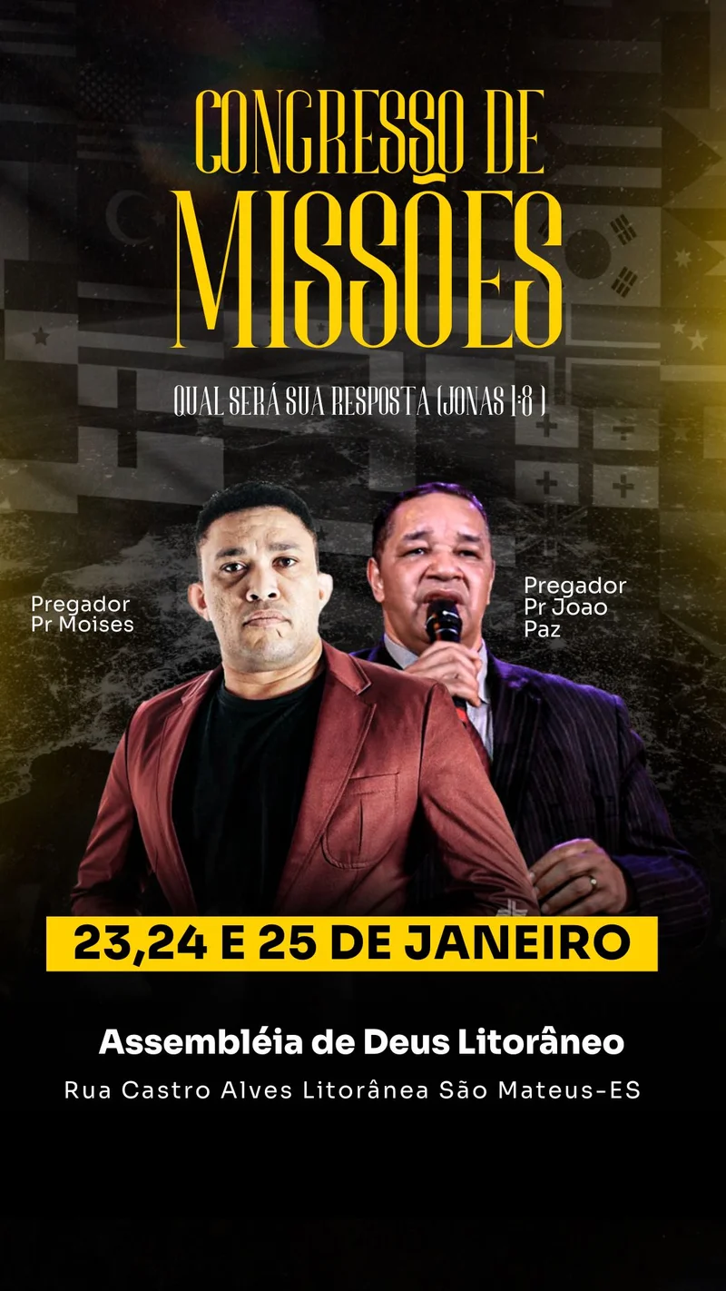 Congresso de Missões | Culto de Missões | Arte para Igreja Editável no Canva | Story Congresso de Missões | Culto de Missões | Arte para Igreja Editável no Canva | Story