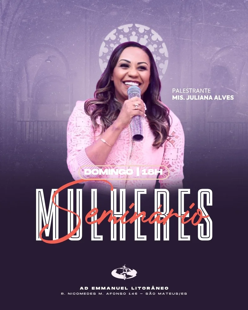 Culto de Mulheres – Domingo | Culto de Mulheres | Arte para Igreja Editável no Canva | Cartaz Culto de Mulheres – Domingo | Culto de Mulheres | Arte para Igreja Editável no Canva | Cartaz