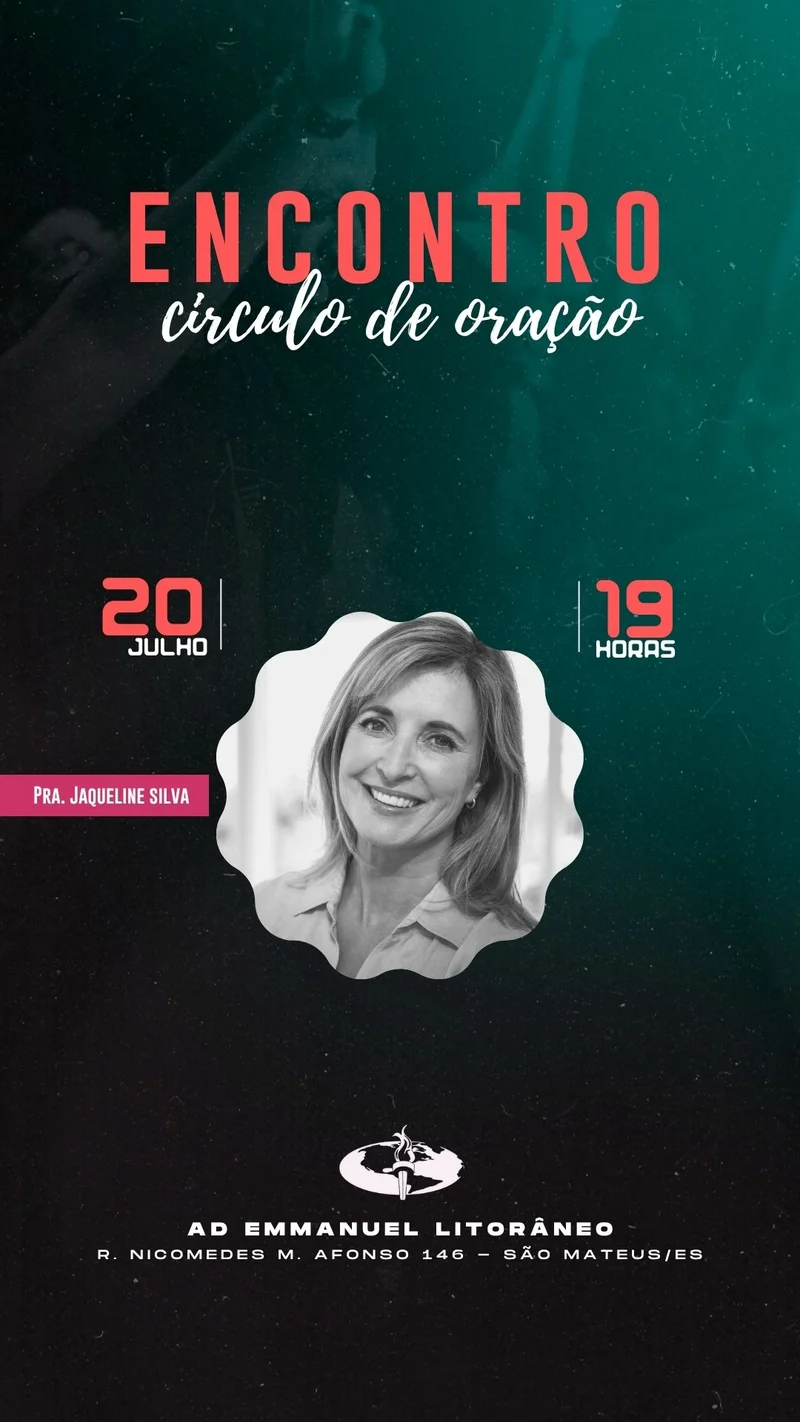 Encontro do Círculo de Oração | Culto de Mulheres | Arte para Igreja Editável no Canva | Story Encontro do Círculo de Oração | Culto de Mulheres | Arte para Igreja Editável no Canva | Story