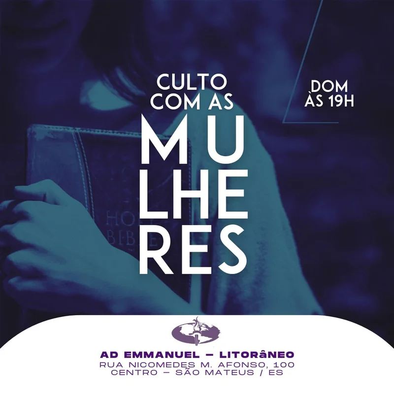 Culto com as Mulheres de Fé | Culto de Mulheres | Arte para Igreja Editável no Canva | Feed Culto com as Mulheres de Fé | Culto de Mulheres | Arte para Igreja Editável no Canva | Feed