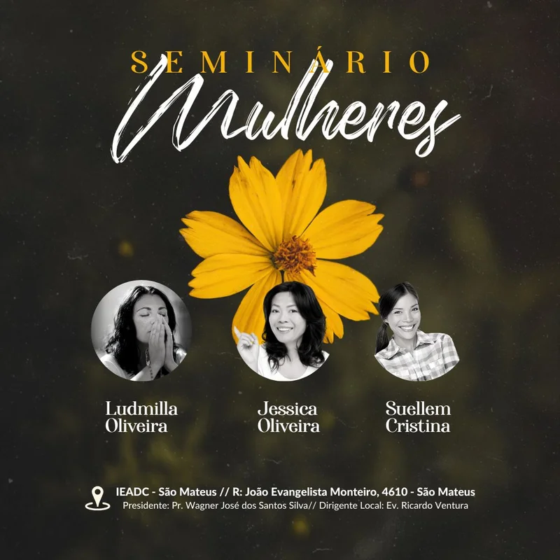 Seminário de Mulheres | Culto de Mulheres | Arte para Igreja Editável no Canva | Feed Seminário de Mulheres | Culto de Mulheres | Arte para Igreja Editável no Canva | Feed