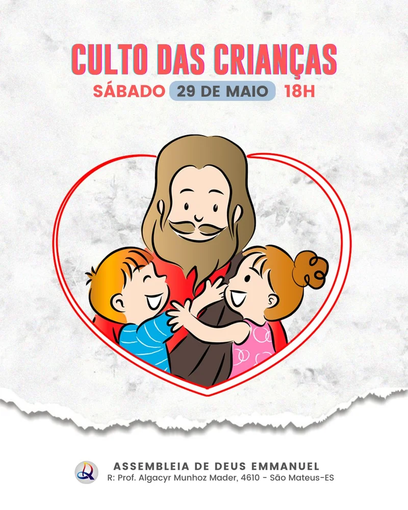 Culto das Crianças – Sábado | Culto Infantil | Arte para Igreja Editável no Canva | Cartaz Culto das Crianças – Sábado | Culto Infantil | Arte para Igreja Editável no Canva | Cartaz