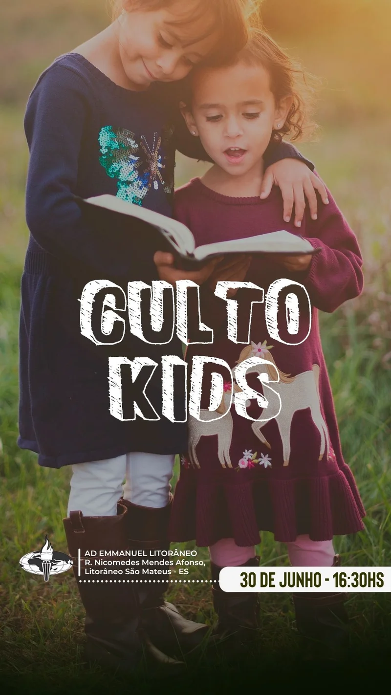 Culto de Kids – AD Emmanuel Litorâneo | Culto Infantil | Arte para Igreja Editável no Canva | Story Culto de Kids – AD Emmanuel Litorâneo | Culto Infantil | Arte para Igreja Editável no Canva | Story