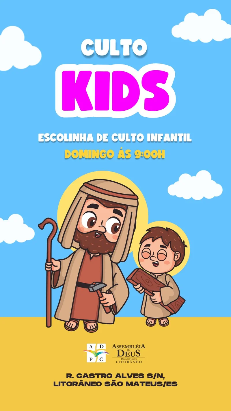 Escolinha de Culto Infantil | Culto Infantil | Arte para Igreja Editável no Canva | Story Escolinha de Culto Infantil | Culto Infantil | Arte para Igreja Editável no Canva | Story