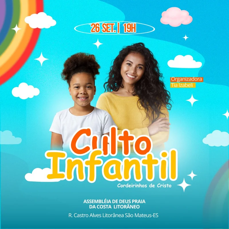 Cordeirinhos de Cristo | Culto Infantil | Arte para Igreja Editável no Canva | Feed Cordeirinhos de Cristo | Culto Infantil | Arte para Igreja Editável no Canva | Feed