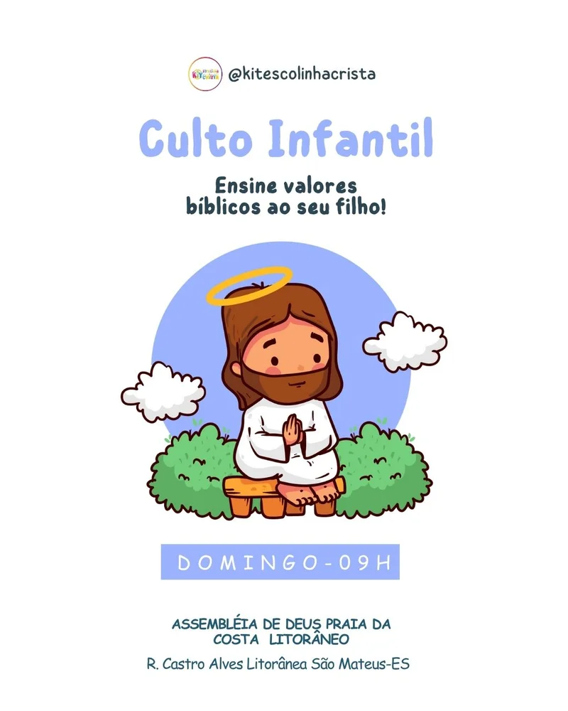 Ensine Valores Bíblicos | Culto Infantil | Arte para Igreja Editável no Canva | Cartaz Ensine Valores Bíblicos | Culto Infantil | Arte para Igreja Editável no Canva | Cartaz