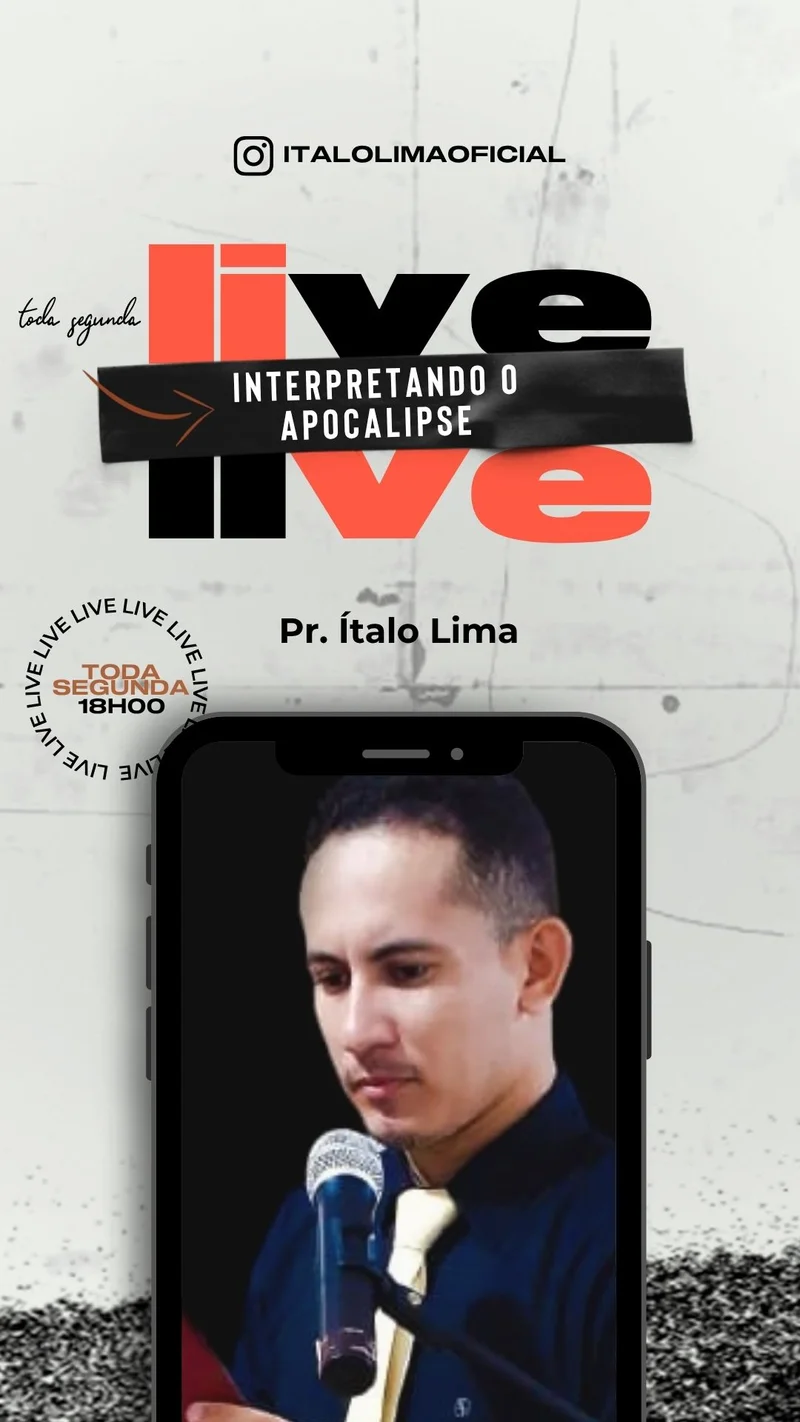 Live – Interpretando o Apocalipse | Culto Online | Arte para Igreja Editável no Canva | Story Live – Interpretando o Apocalipse | Culto Online | Arte para Igreja Editável no Canva | Story