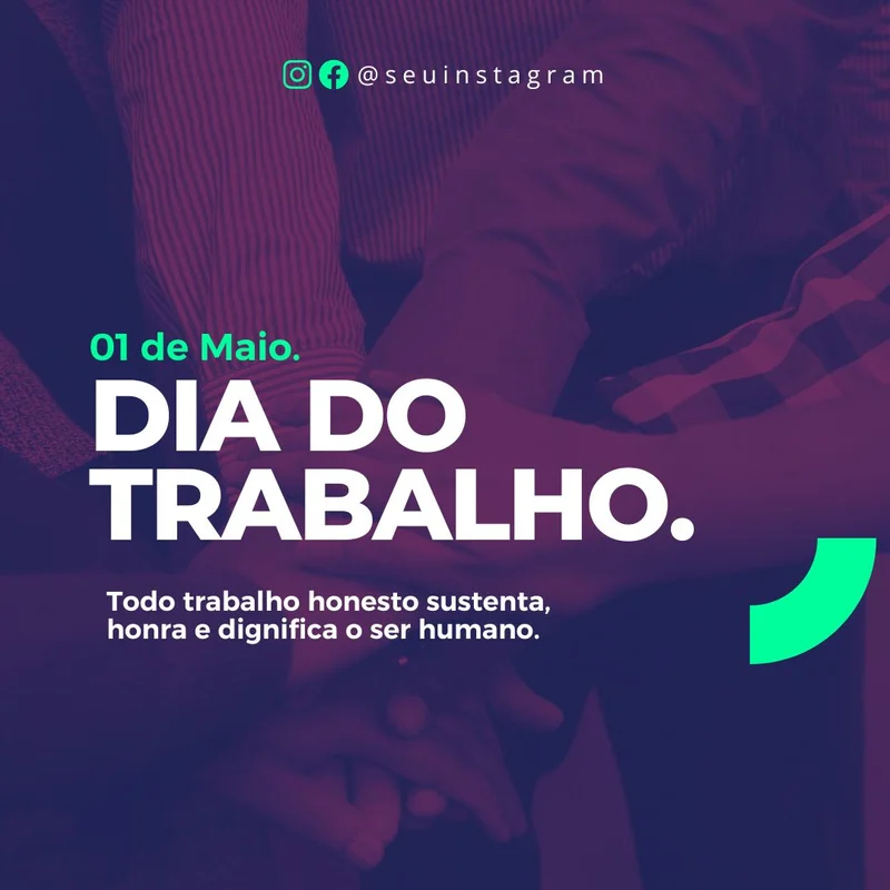 Dia do Trabalho | Datas Comemorativas | Arte para Igreja Editável no Canva | Feed Dia do Trabalho | Datas Comemorativas | Arte para Igreja Editável no Canva | Feed