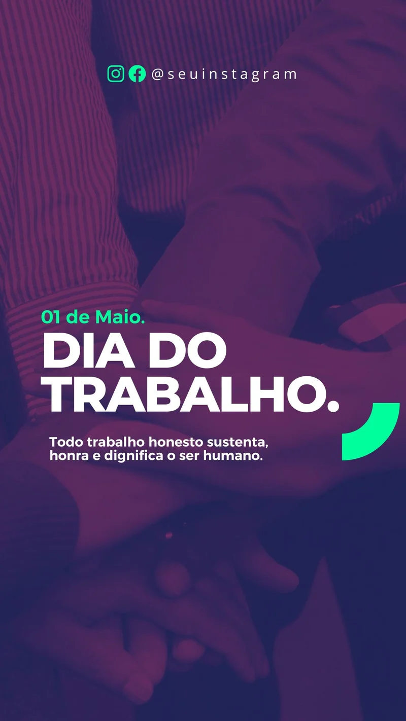 Dia do Trabalho | Datas Comemorativas | Arte para Igreja Editável no Canva | Story Dia do Trabalho | Datas Comemorativas | Arte para Igreja Editável no Canva | Story