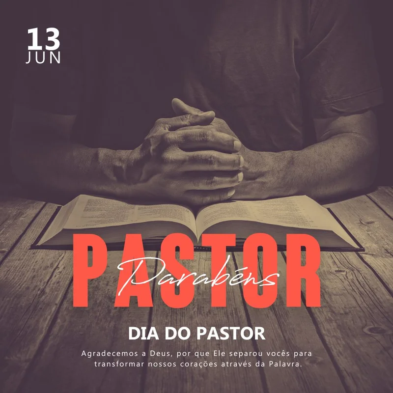 Dia do Pastor com Honra e Fé | Datas Comemorativas | Arte para Igreja Editável no Canva | Feed Dia do Pastor com Honra e Fé | Datas Comemorativas | Arte para Igreja Editável no Canva | Feed