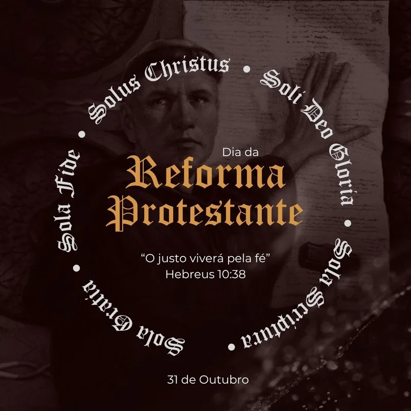 Dia da Reforma Protestante - 31 de Outubro | Datas Comemorativas | Arte para Igreja Editável no Canva | Feed Dia da Reforma Protestante - 31 de Outubro | Datas Comemorativas | Arte para Igreja Editável no Canva | Feed