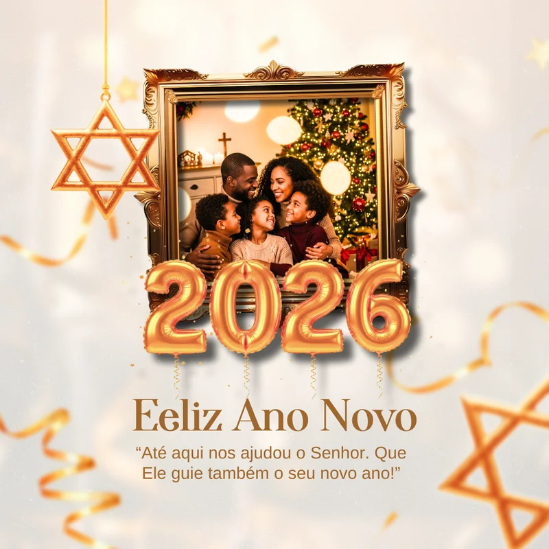 Feliz Ano Novo | Datas Comemorativas | Arte para Igreja Editável no Canva | Feed Feliz Ano Novo | Datas Comemorativas | Arte para Igreja Editável no Canva | Feed