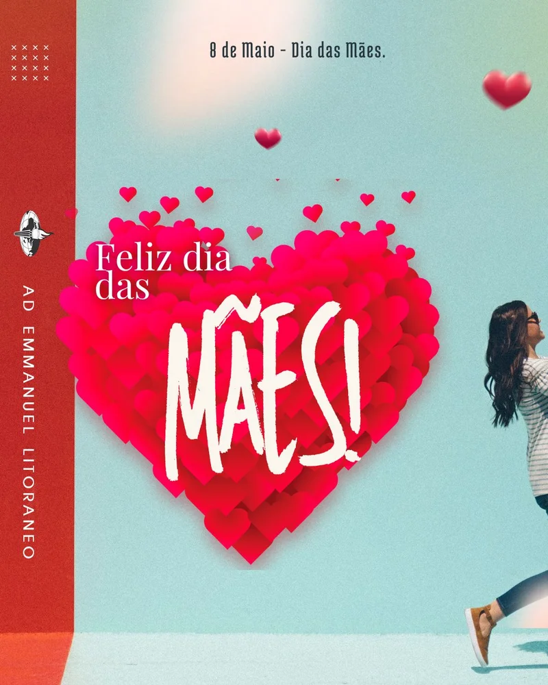 Feliz Dia das Mães com Bênçãos de Deus | Dia das Mães | Arte para Igreja Editável no Canva | Cartaz Feliz Dia das Mães com Bênçãos de Deus | Dia das Mães | Arte para Igreja Editável no Canva | Cartaz