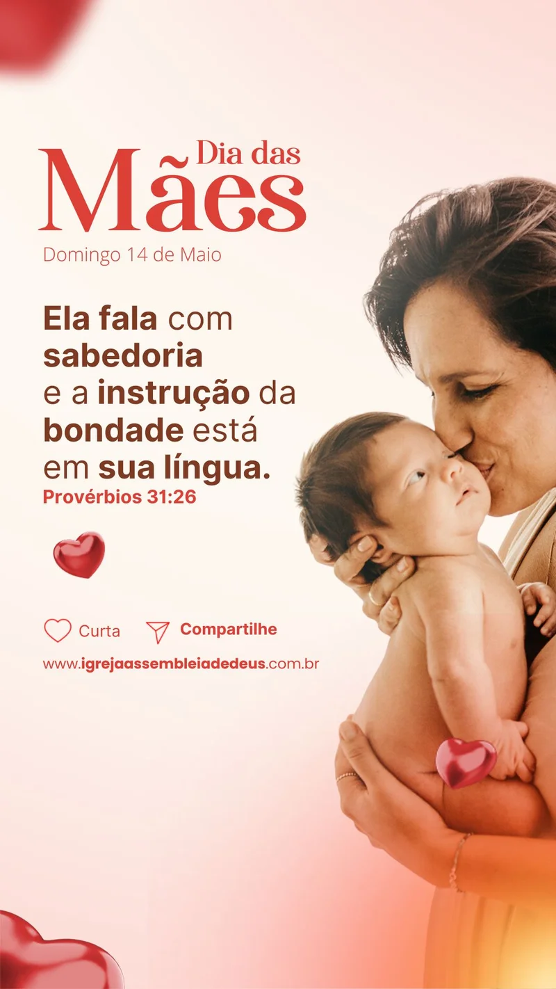Design Gráfico Gospel – Feliz Dia das Mães | Dia das Mães | Arte para Igreja Editável no Canva | Story Design Gráfico Gospel – Feliz Dia das Mães | Dia das Mães | Arte para Igreja Editável no Canva | Story