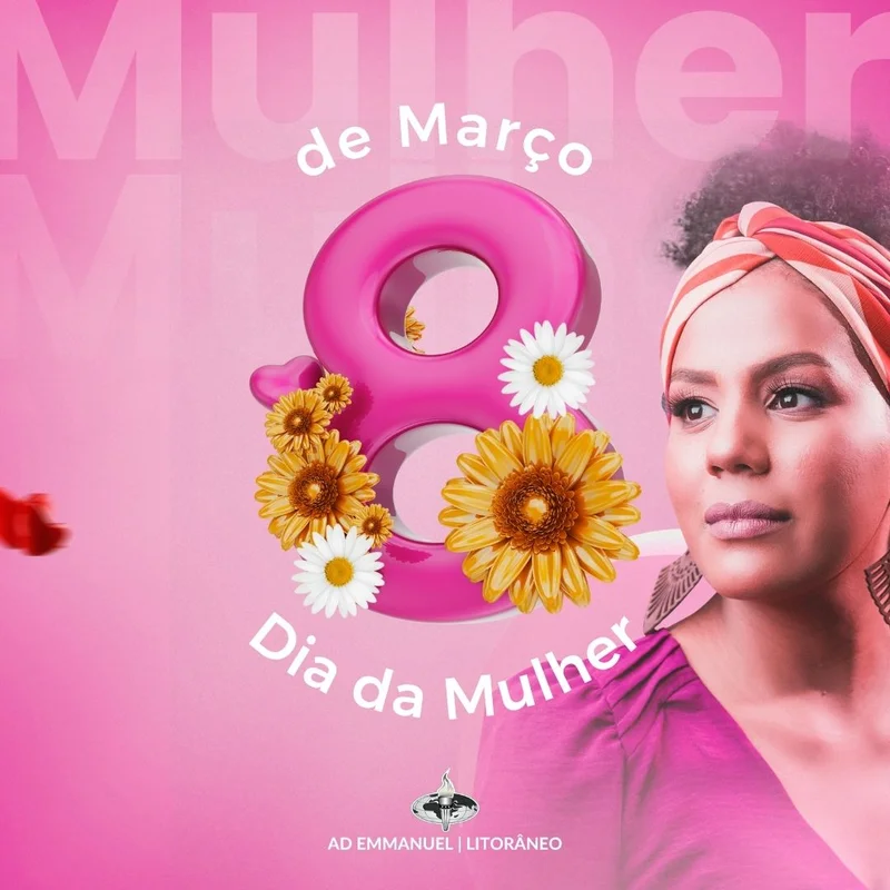 8 de Março – Celebre a Mulher de Fé | Dia das Mulheres | Arte para Igreja Editável no Canva | Feed 8 de Março – Celebre a Mulher de Fé | Dia das Mulheres | Arte para Igreja Editável no Canva | Feed