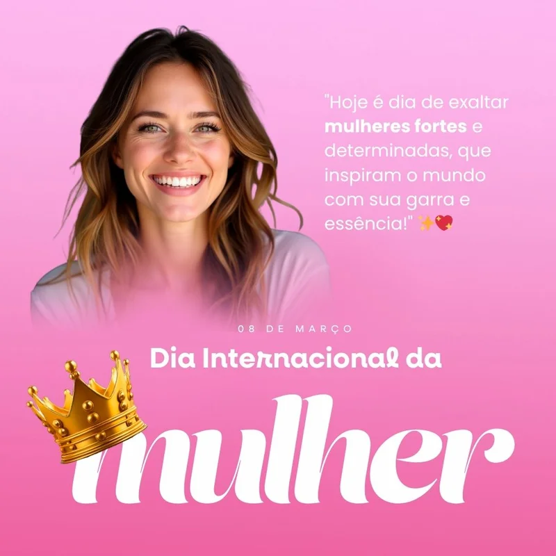 Mulheres de Fé | Dia das Mulheres | Arte para Igreja Editável no Canva | Feed Mulheres de Fé | Dia das Mulheres | Arte para Igreja Editável no Canva | Feed