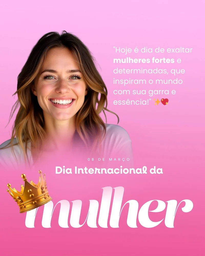 Mulheres de Fé | Dia das Mulheres | Arte para Igreja Editável no Canva | Cartaz