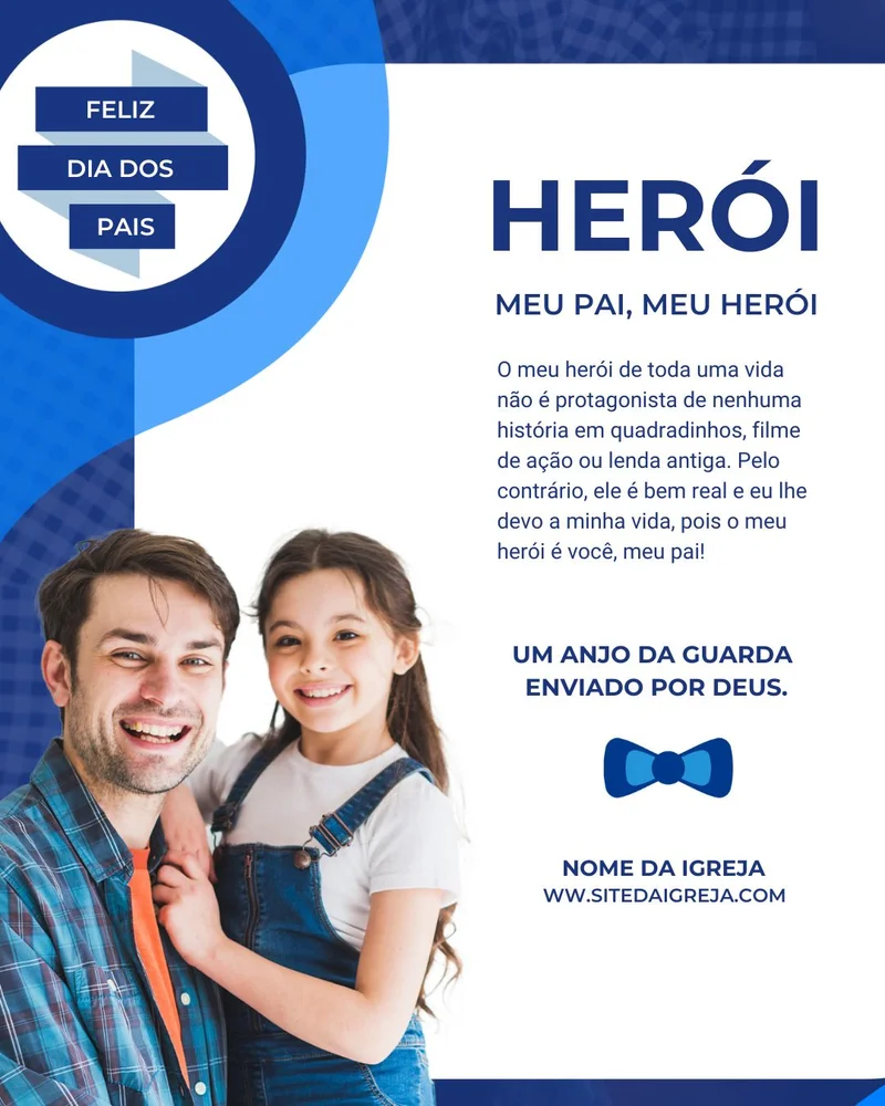 Parabéns Pai de Fé – Feliz Dia dos Pais | Dia dos Pais | Arte para Igreja Editável no Canva | Cartaz Parabéns Pai de Fé – Feliz Dia dos Pais | Dia dos Pais | Arte para Igreja Editável no Canva | Cartaz