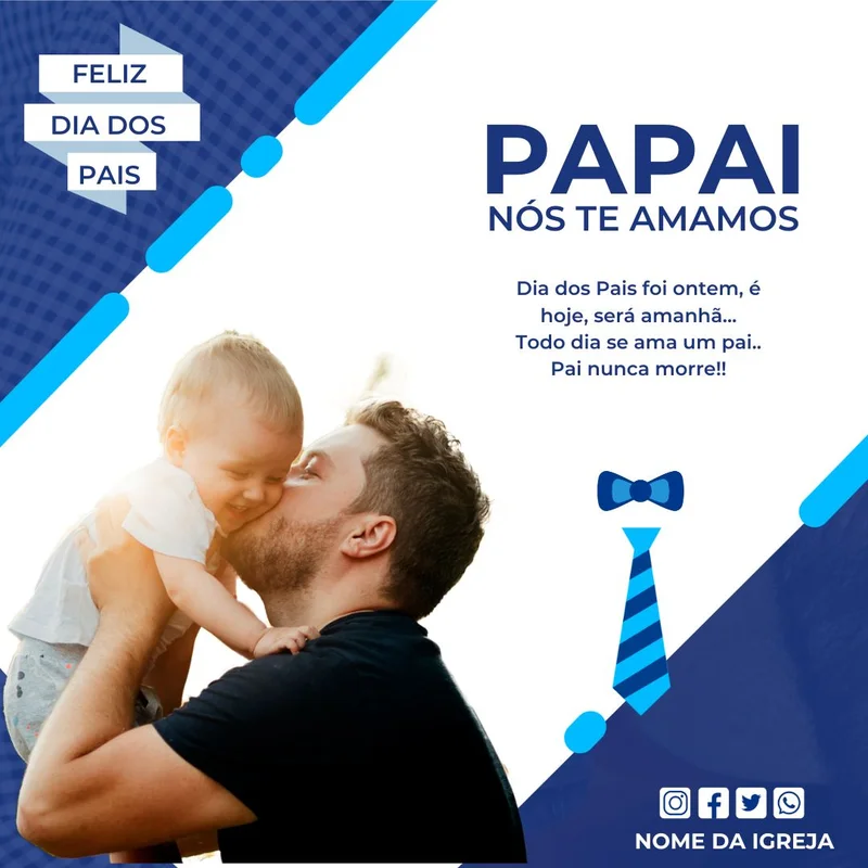 Homenagem ao Pai Cristão – Dia dos Pais na Igreja | Dia dos Pais | Arte para Igreja Editável no Canva | Feed Homenagem ao Pai Cristão – Dia dos Pais na Igreja | Dia dos Pais | Arte para Igreja Editável no Canva | Feed