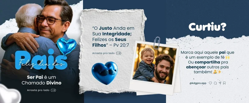 Carrossel Gospel – Feliz Dia dos Pais | Dia dos Pais | Arte para Igreja Editável no Canva | carrossel Carrossel Gospel – Feliz Dia dos Pais | Dia dos Pais | Arte para Igreja Editável no Canva | carrossel