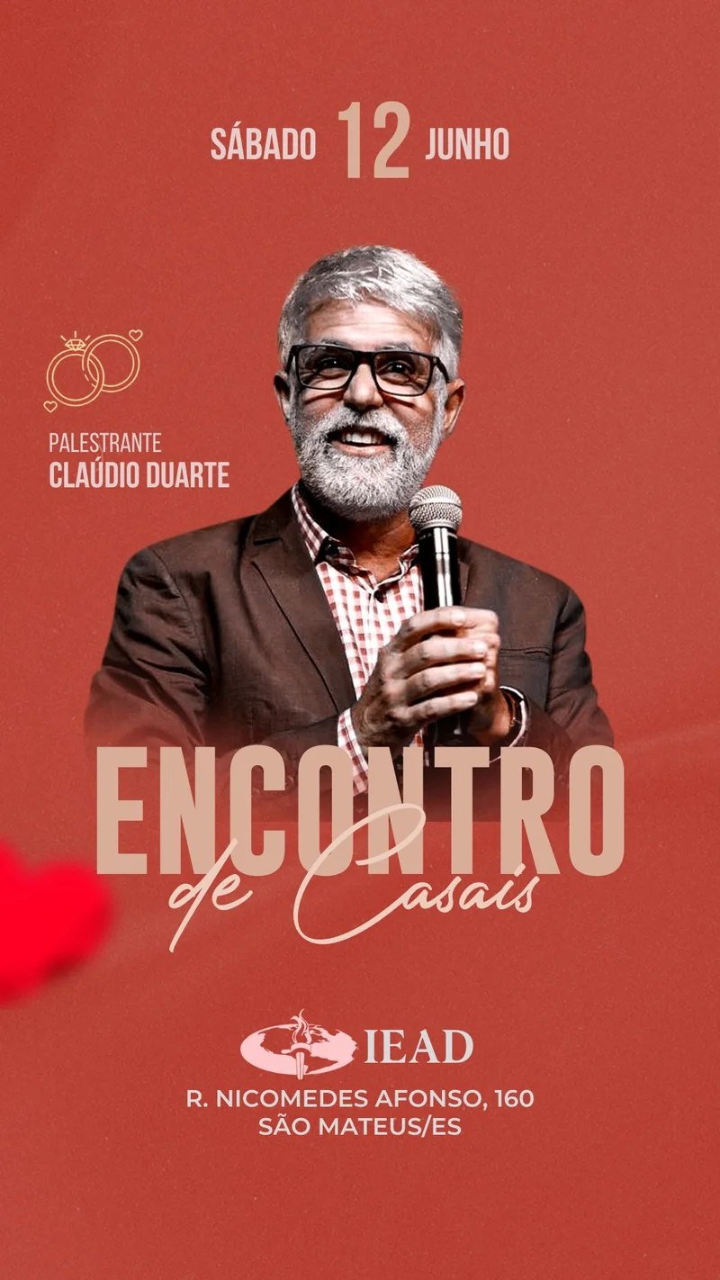 Encontro de Casais | Arte para Igreja Editável no Canva | Story Encontro de Casais | Arte para Igreja Editável no Canva | Story