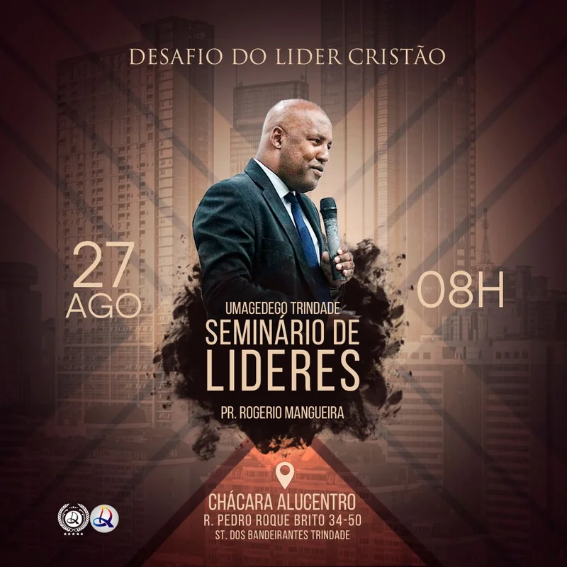 Seminário de Líderes – UMAGEDEGO Trindade | Ensino Bíblico | Arte para Igreja Editável no Canva | Feed Seminário de Líderes – UMAGEDEGO Trindade | Ensino Bíblico | Arte para Igreja Editável no Canva | Feed
