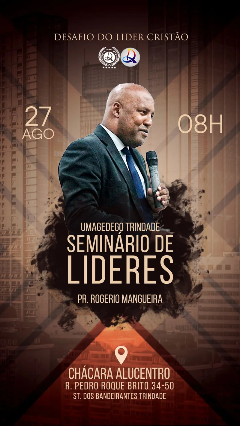 Seminário de Líderes – UMAGEDEGO Trindade | Ensino Bíblico | Arte para Igreja Editável no Canva | Story Seminário de Líderes – UMAGEDEGO Trindade | Ensino Bíblico | Arte para Igreja Editável no Canva | Story