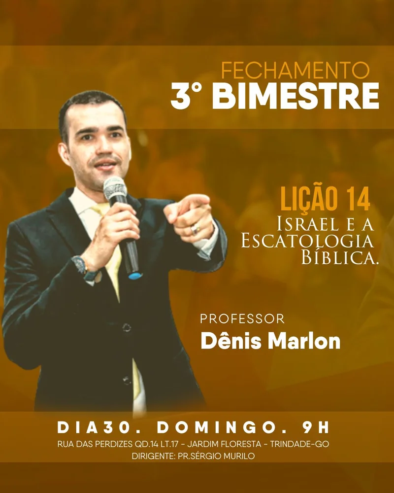 Lição 14 – Israel e a Escatologia Bíblica | Ensino Bíblico | Arte para Igreja Editável no Canva | Cartaz Lição 14 – Israel e a Escatologia Bíblica | Ensino Bíblico | Arte para Igreja Editável no Canva | Cartaz