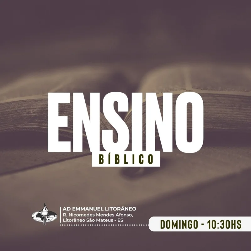 Ensino Bíblico | Arte para Igreja Editável no Canva | Feed Ensino Bíblico | Arte para Igreja Editável no Canva | Feed
