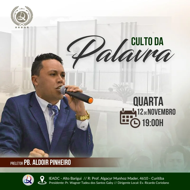 Culto da Palavra | Ensino Bíblico | Arte para Igreja Editável no Canva | Feed Culto da Palavra | Ensino Bíblico | Arte para Igreja Editável no Canva | Feed