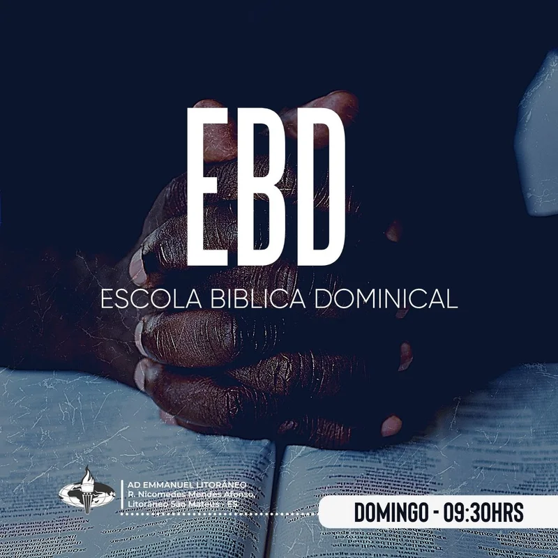 EBD – Escola Bíblica Dominical | Ensino Bíblico | Arte para Igreja Editável no Canva | Feed EBD – Escola Bíblica Dominical | Ensino Bíblico | Arte para Igreja Editável no Canva | Feed