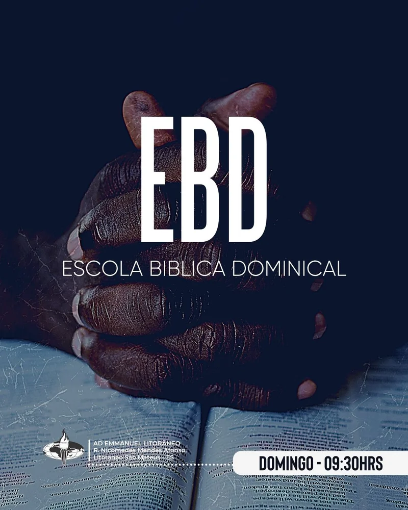 EBD – Escola Bíblica Dominical | Ensino Bíblico | Arte para Igreja Editável no Canva | Cartaz EBD – Escola Bíblica Dominical | Ensino Bíblico | Arte para Igreja Editável no Canva | Cartaz