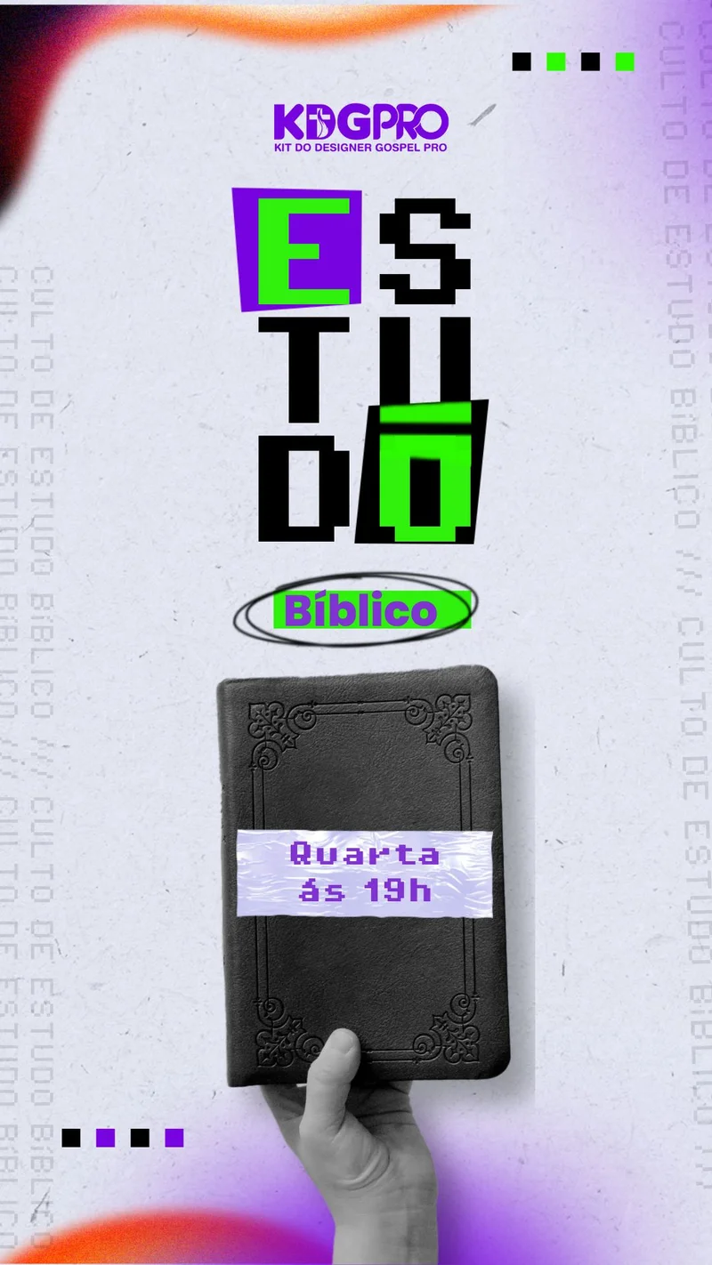Estudo da Bíblia | Ensino Bíblico | Arte para Igreja Editável no Canva | Story Estudo da Bíblia | Ensino Bíblico | Arte para Igreja Editável no Canva | Story