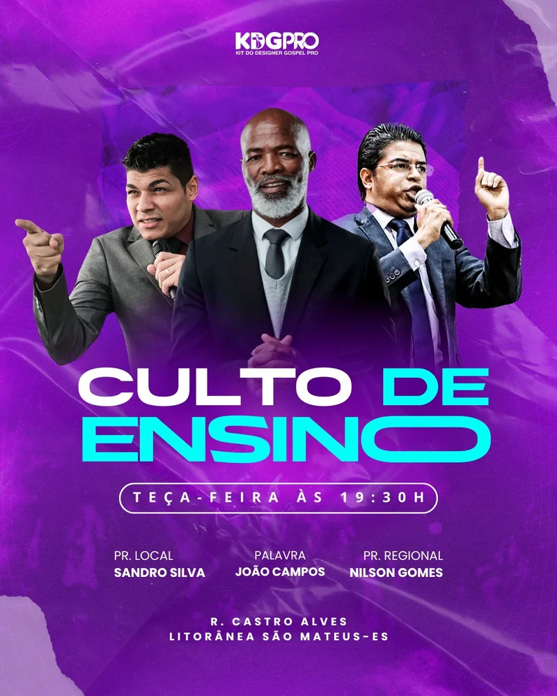 Pregação da Palavra | Ensino Bíblico | Arte para Igreja Editável no Canva | Cartaz Pregação da Palavra | Ensino Bíblico | Arte para Igreja Editável no Canva | Cartaz