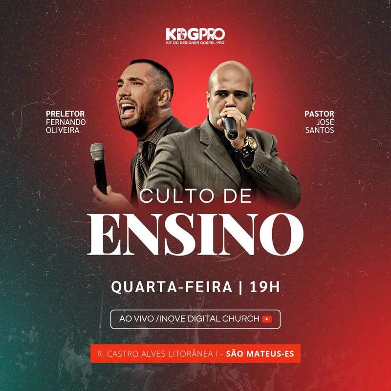 Culto Online | Ensino Bíblico | Arte para Igreja Editável no Canva | Feed Culto Online | Ensino Bíblico | Arte para Igreja Editável no Canva | Feed