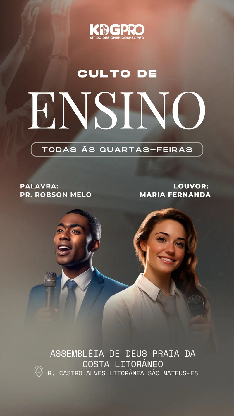Culto de Ensino – Palavra e Louvor | Ensino Bíblico | Arte para Igreja Editável no Canva | Story Culto de Ensino – Palavra e Louvor | Ensino Bíblico | Arte para Igreja Editável no Canva | Story