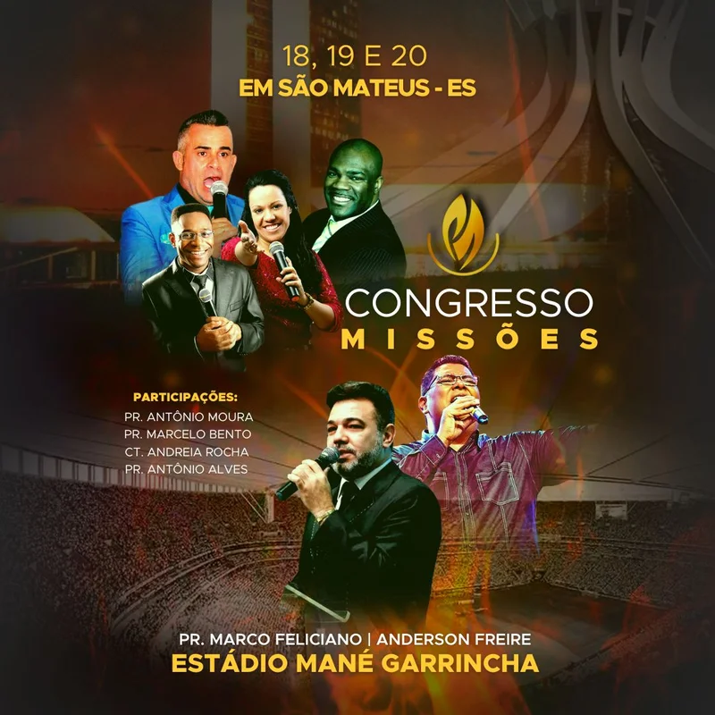Congresso de Missões | Eventos | Arte para Igreja Editável no Canva | Feed Congresso de Missões | Eventos | Arte para Igreja Editável no Canva | Feed