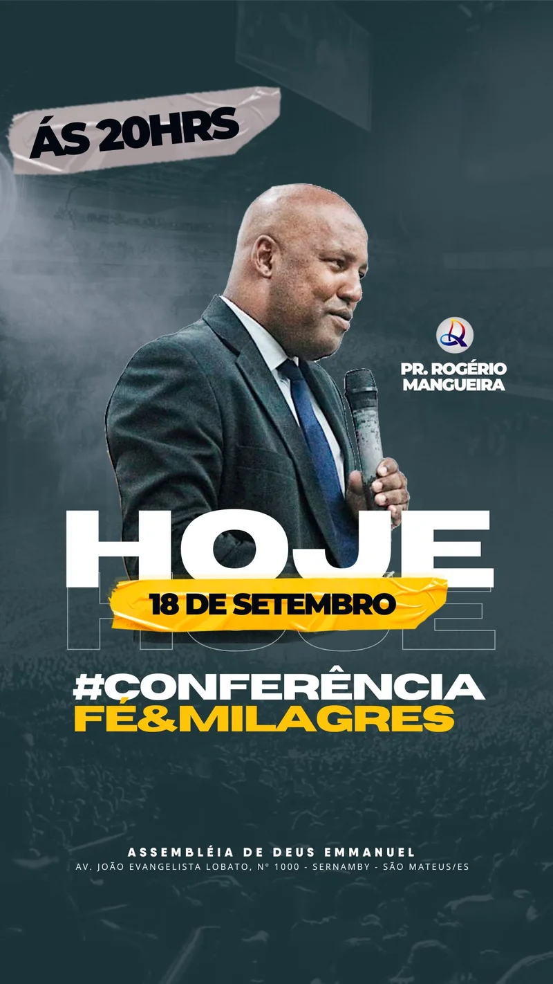 Conferência Fé & Milagres | Eventos | Arte para Igreja Editável no Canva | Story Conferência Fé & Milagres | Eventos | Arte para Igreja Editável no Canva | Story