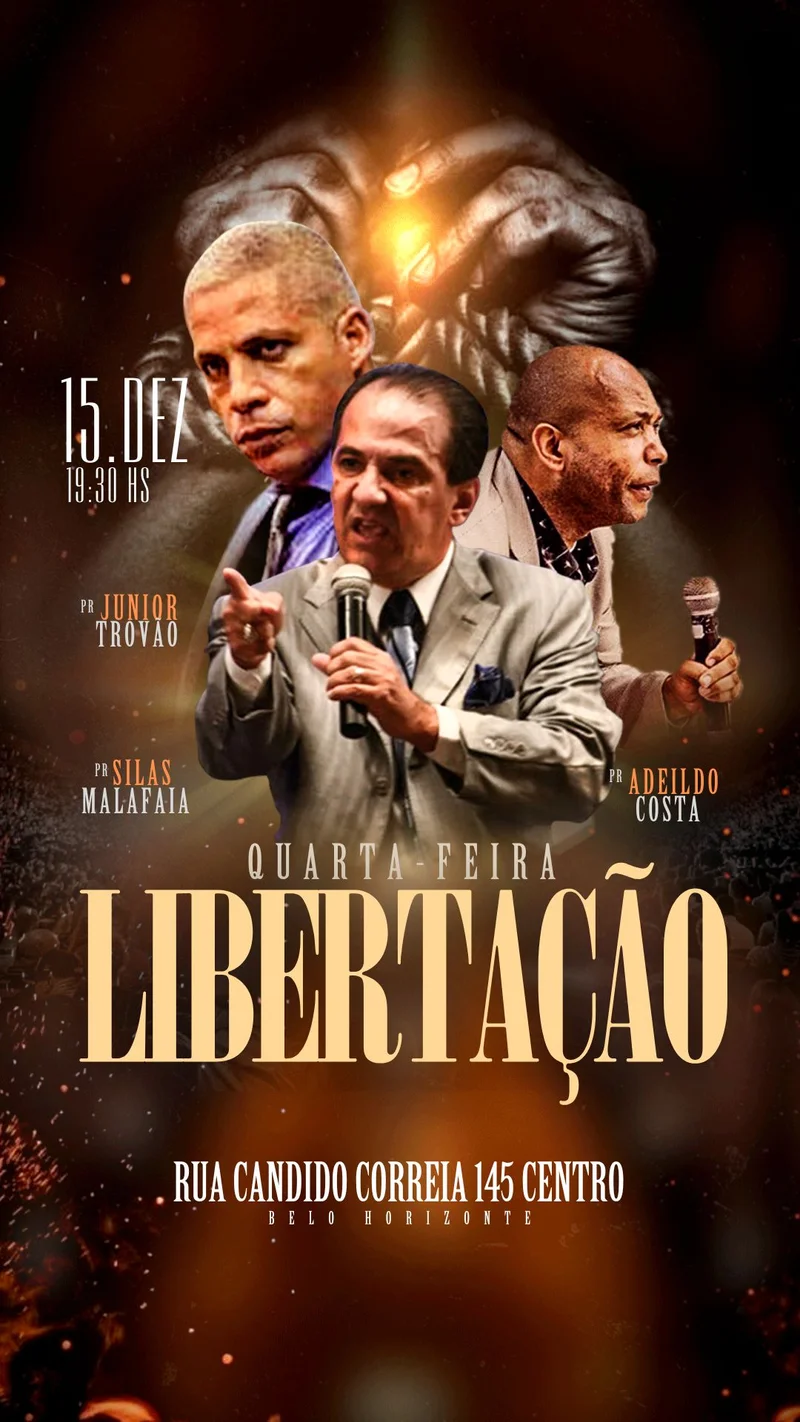 Quarta-feira da Libertação | Eventos | Arte para Igreja Editável no Canva | Story Quarta-feira da Libertação | Eventos | Arte para Igreja Editável no Canva | Story