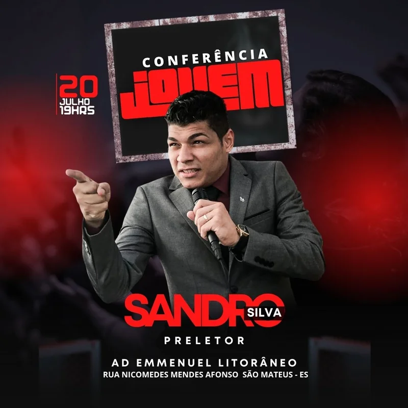 Conferência Jovem | Eventos | Arte para Igreja Editável no Canva | Feed Conferência Jovem | Eventos | Arte para Igreja Editável no Canva | Feed